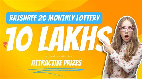 rajshree 20 monthly lottery|Rajshree 20 Monthly lottery draw, 6:30 pm, 14 Dec 2023.